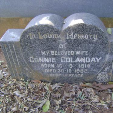 COLANDAY Connie 1914-1982