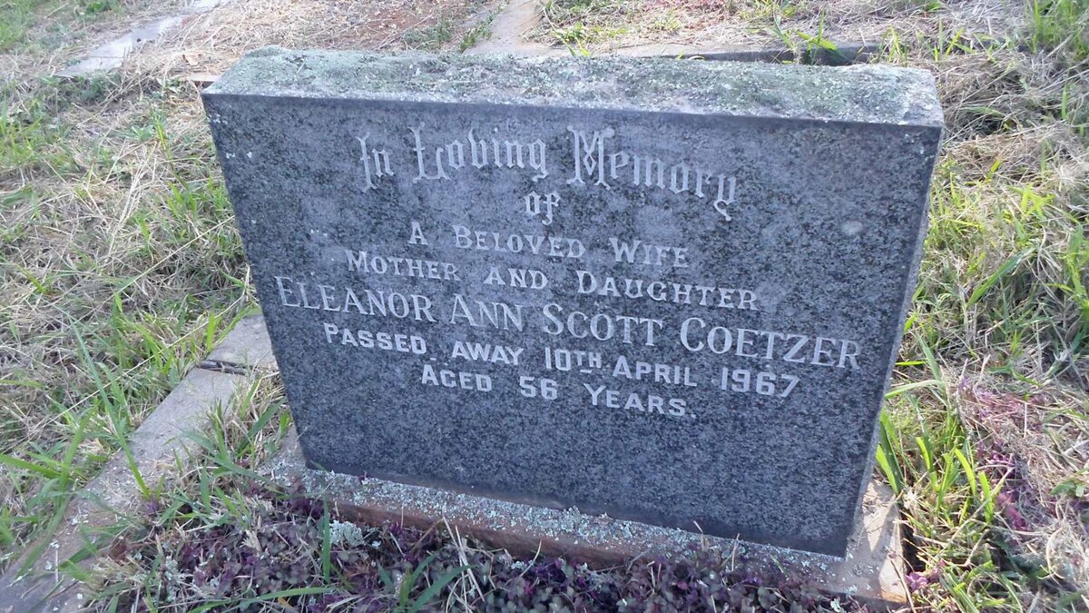 COETZER Eleanor Ann Scott -1967