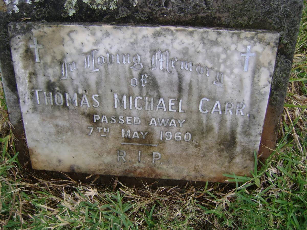 CARR Thomas Michael -1960