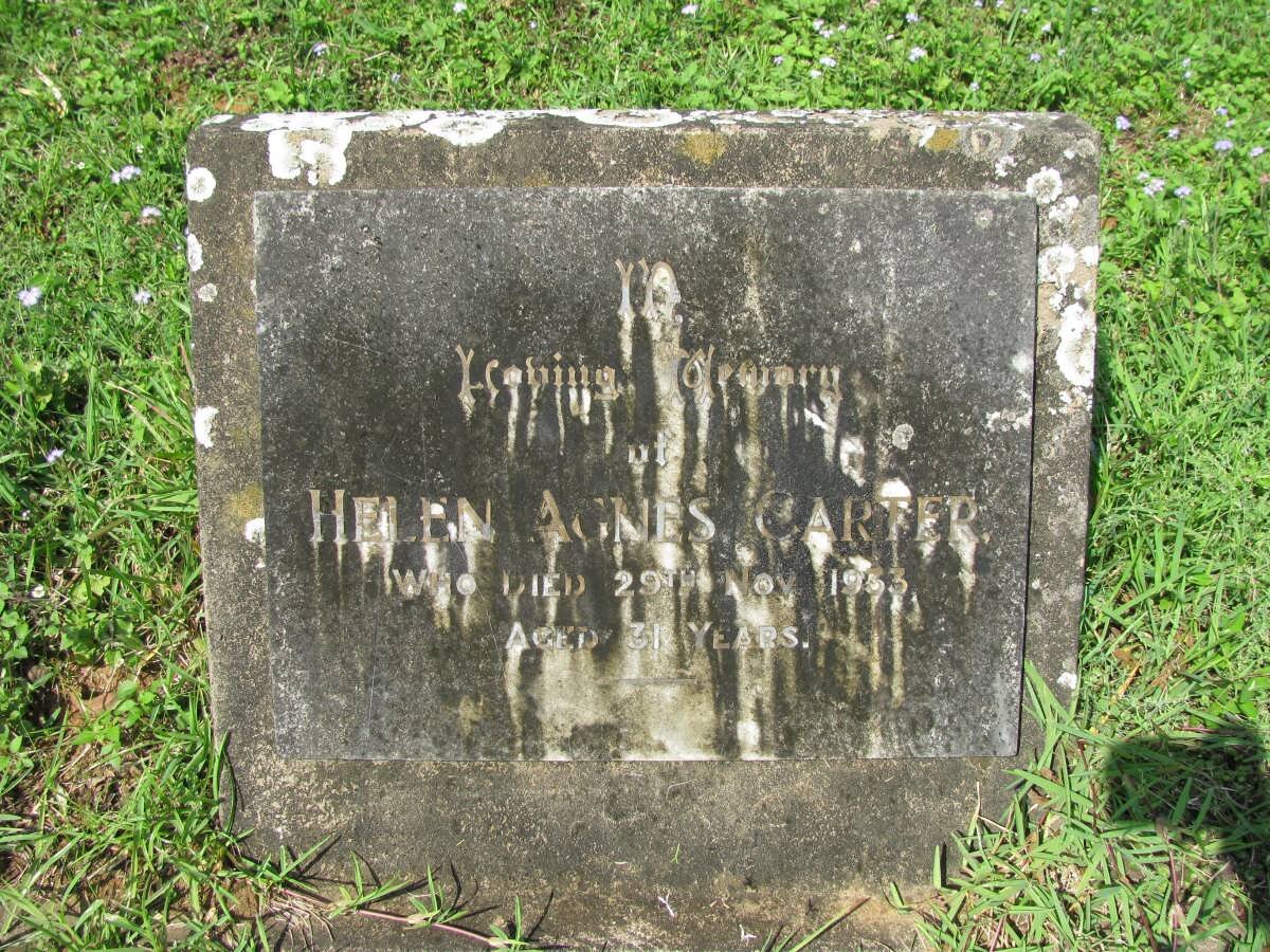 CARTER Helen Agnes -1933