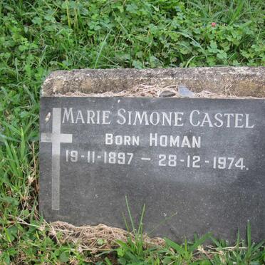 CASTEL Marie Simone nee HOMAN 1897-1974