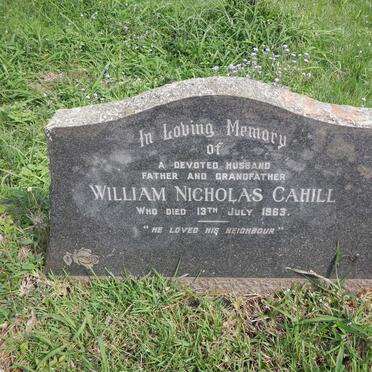 CAHILL William Nicholas -1963