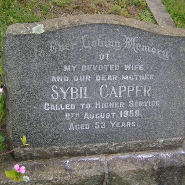 CAPPER Sybil -1958