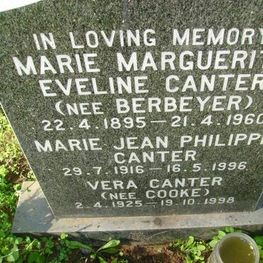 CANTER :: BERBEYER :: COOKE