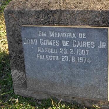 CAIRES Joad Gomes, de 1907-1974