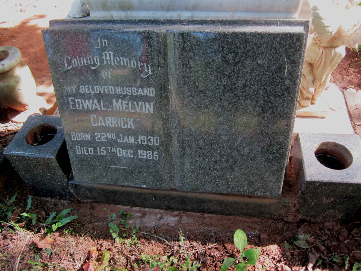 CARRICK Edwal Melvin 1930-1985