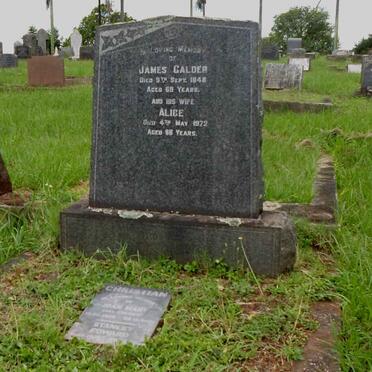 CALDER James -1948 &amp; Alice -1972 :: CHRISTIAN Stanley Edward 1924-2005 &amp; Joan Mary CALDER 1926-2001