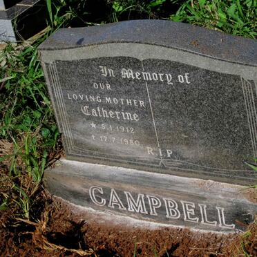 CAMPBELL Catherine 1912-1980