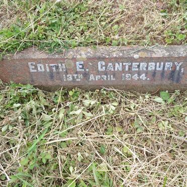 CANTERBURY Edith E. -1944