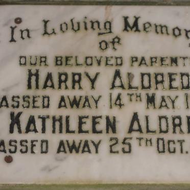 ALDRED Harry -1984 &amp; Kathleen -1990