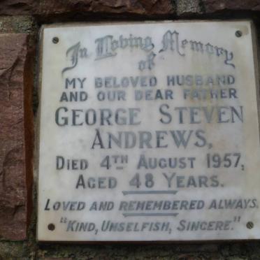 ANDREWS George Steven -1957