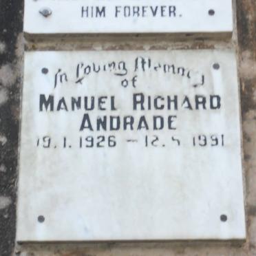 ANDRADE Manuel Richard 1926-1991