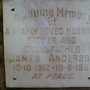 ANDERSON James 1912-1981