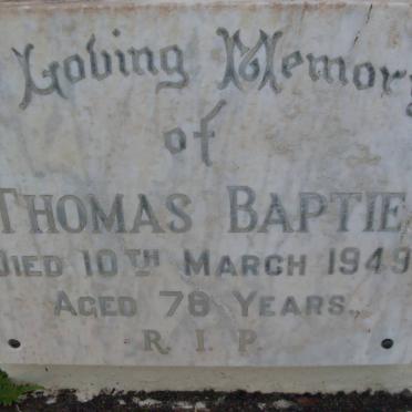 BAPTIE Thomas -1949