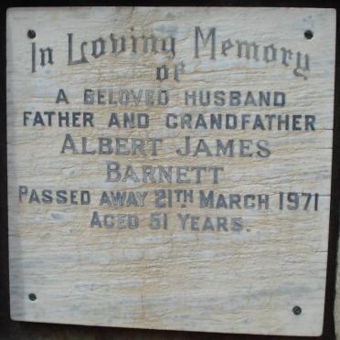 BARNETT Albert James -1971