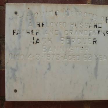 BANNISTER Jack Berguer -1973