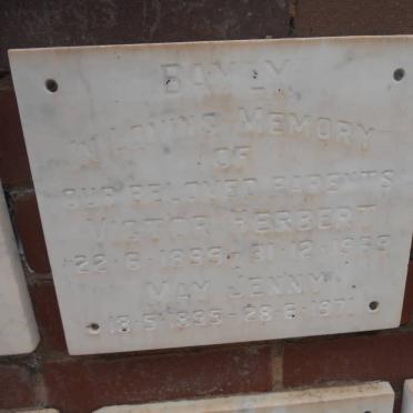 BAYLY Victor Herbert 1899-1969 &amp; May Jenny 1895-1971