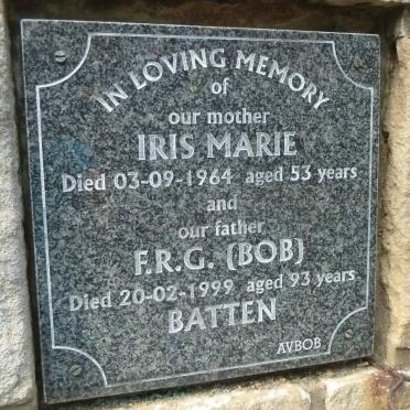 BATTEN F.R.G. -1999 &amp; Iris Marie -1964