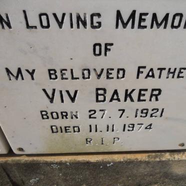 BAKER Viv 1921-1974