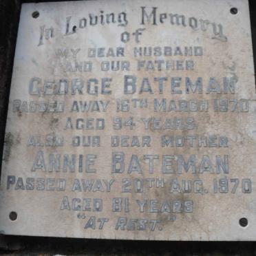BATEMAN George -1970 &amp; Annie -1970
