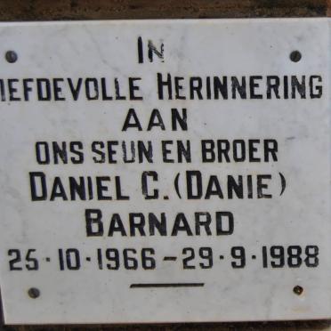 BARNARD Daniel C. 1966-1988