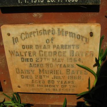 BATES Walter George -1964 &amp; Daisy Muriel -1968