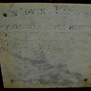 BENNETT Rowland Douglas -1977