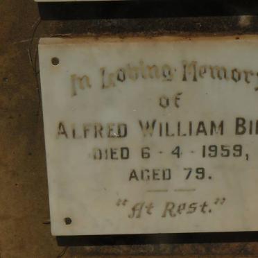 BIRD Alfred William -1959