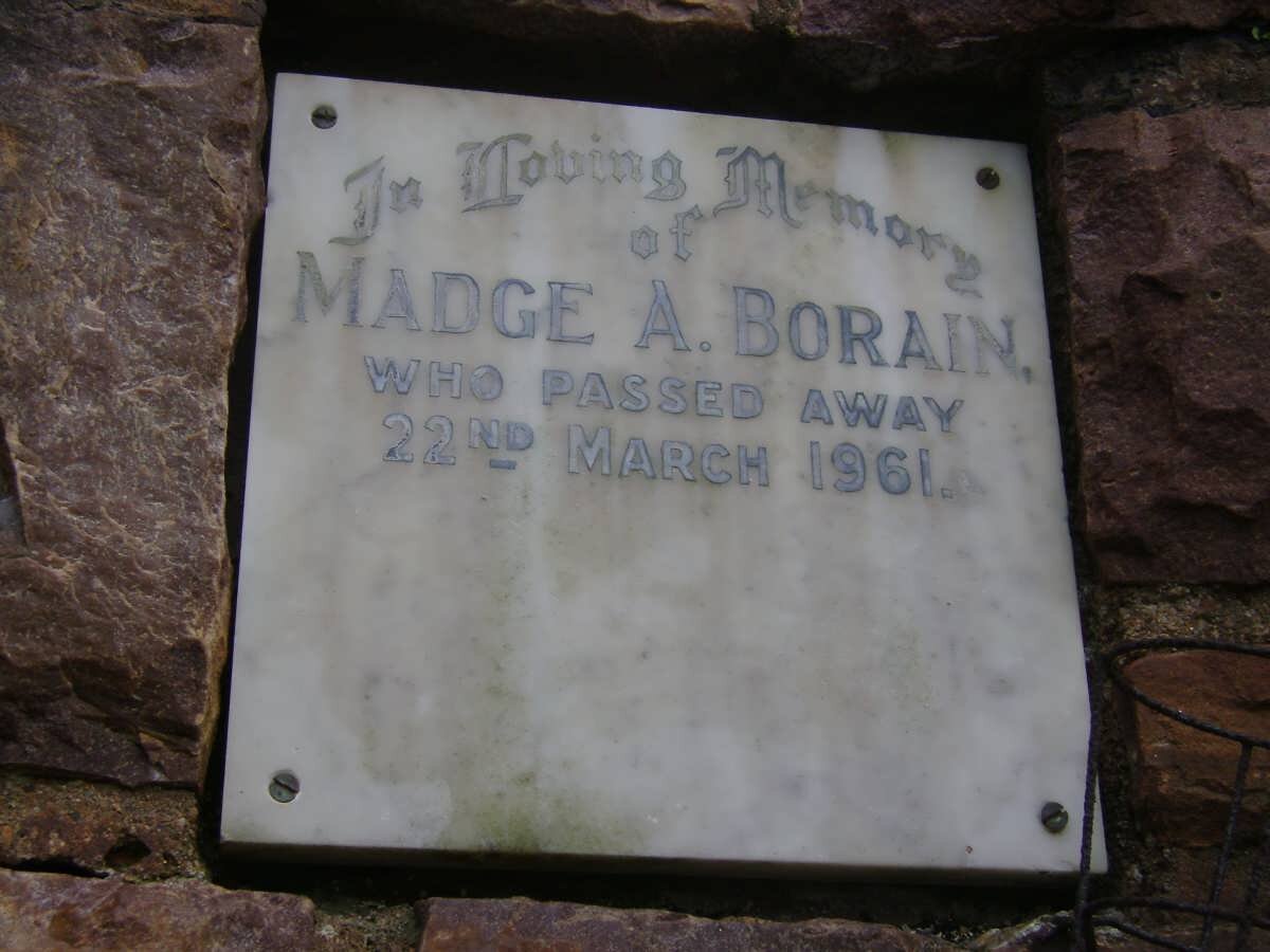 BORAIN Madge A. -1961