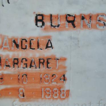 BURNS Angela Margaret 1924-1988