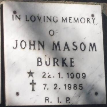 BURKE John Masom 1909-1985