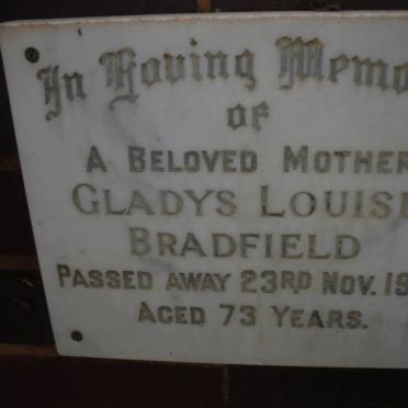 BRADFIELD Gladys Louise -1968