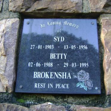 BROKENSHA Syd 1903-1956 &amp; Betty 1908-1995
