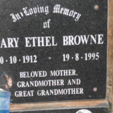 BROWNE Mary Ethel 1912-1995