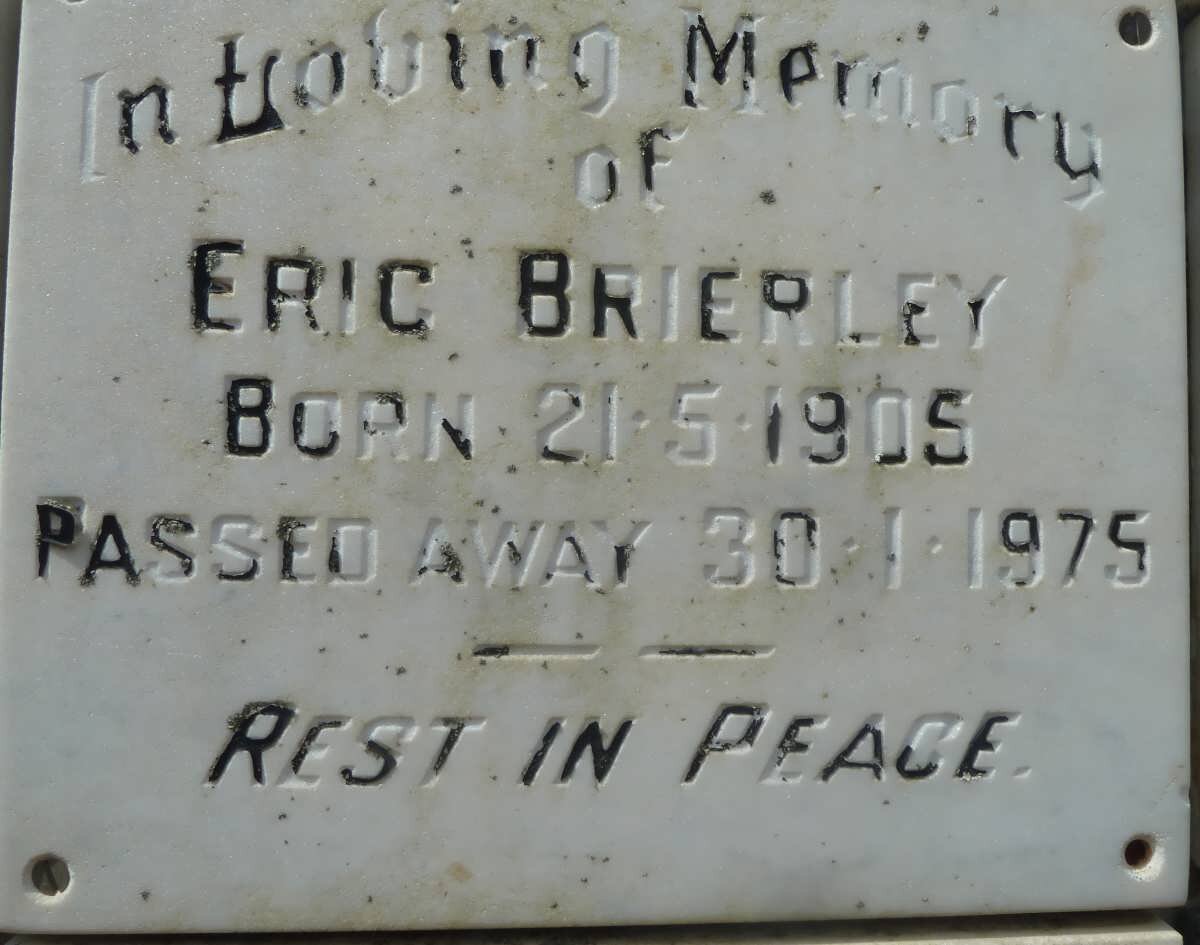 BRIERLEY Eric 1905-1975