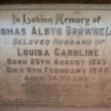 BROWNE Thomas Albyn 1865-1940