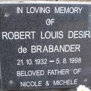 BRABANDER Robert Louis Desire, de 1932-1998