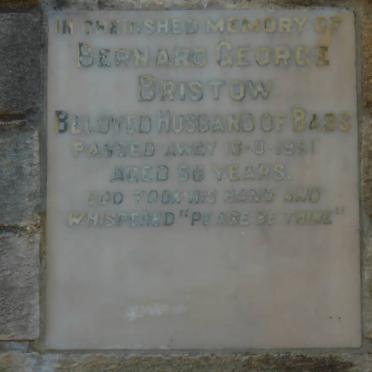 BRISTOW Bernard George -1951