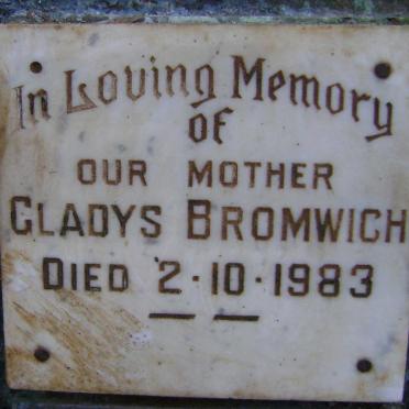 BROMWICH Gladys -1983
