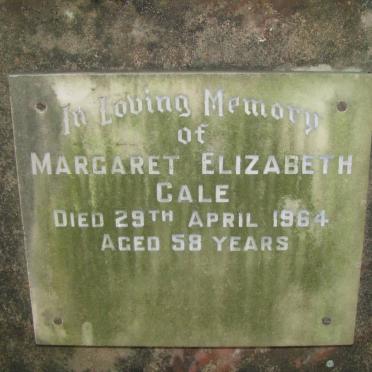 CALE Margaret Elizabeth -1964