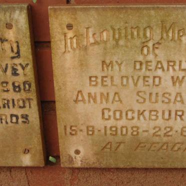 COCKBURN Anna Susanna 1908-1980