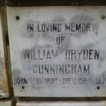 CUNNINGHAM William Dryden 1896-1978