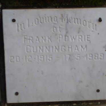 CUNNINGHAM Frank Powrie 1915-1989