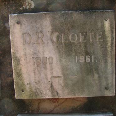 CLOETE D.R. 1880-1961