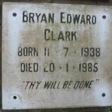 CLARK Bryan Edward 1938-1985