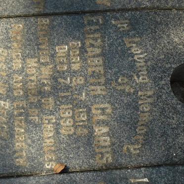 CLARIS Elizabeth 1914-1990