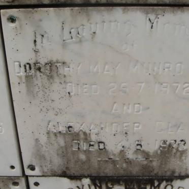 CLARK Alexander -1973 &amp; Dorothy May Munro -1972