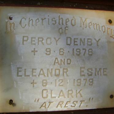 CLARK Percy Denby -1976 &amp; Eleanor Esme -1979
