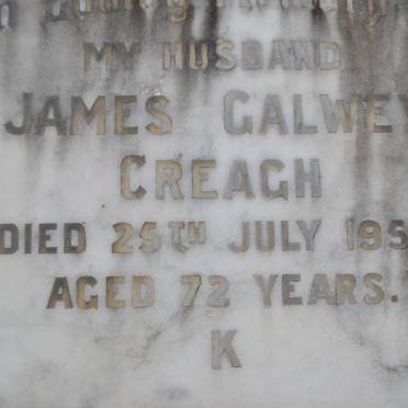 CREAGH James Galwey -1959
