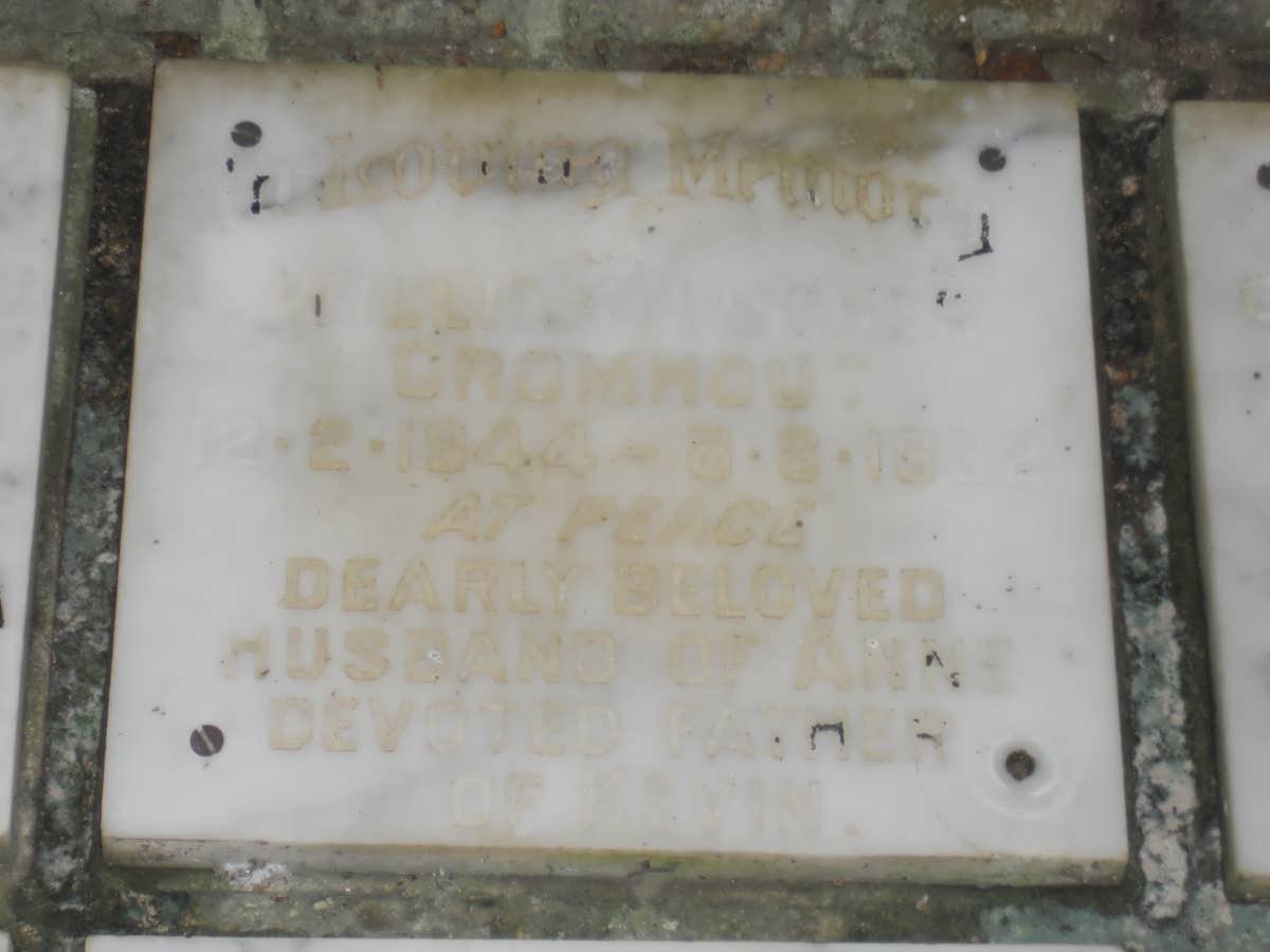 CROMHOUT William Luther 1944-1982